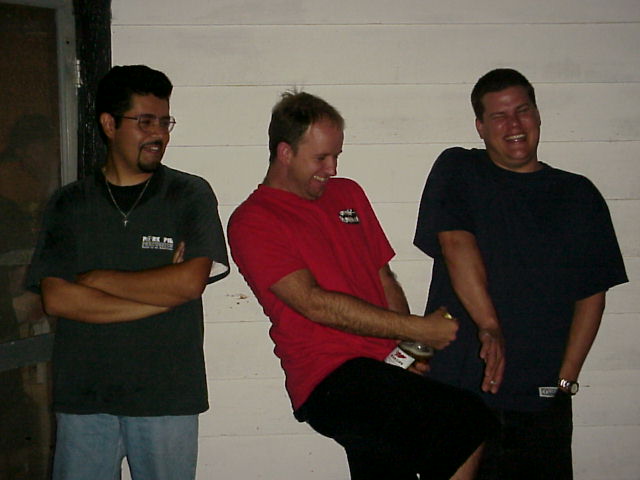 The Mice cracking up against a wall